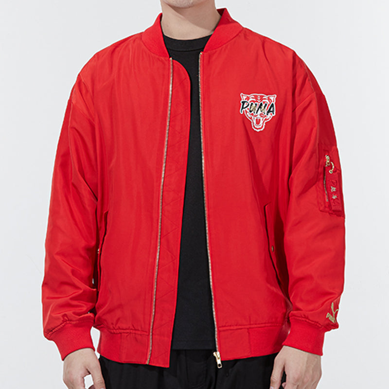 PUMA Athleisure Casual Sports Windproof Jacket Red 534668-11