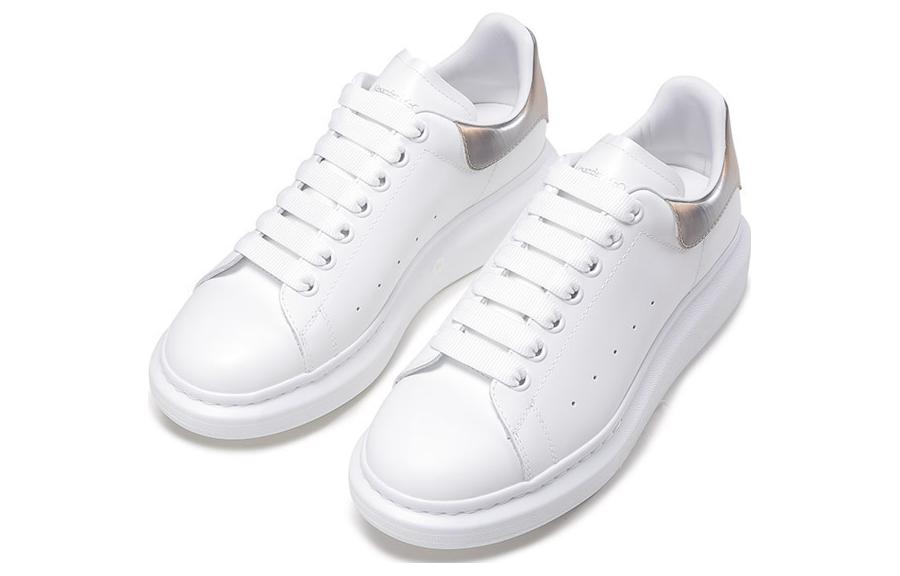 Alexander McQueen Oversized Sneaker 'White Metallic Platinum' 586204WIBNR9732