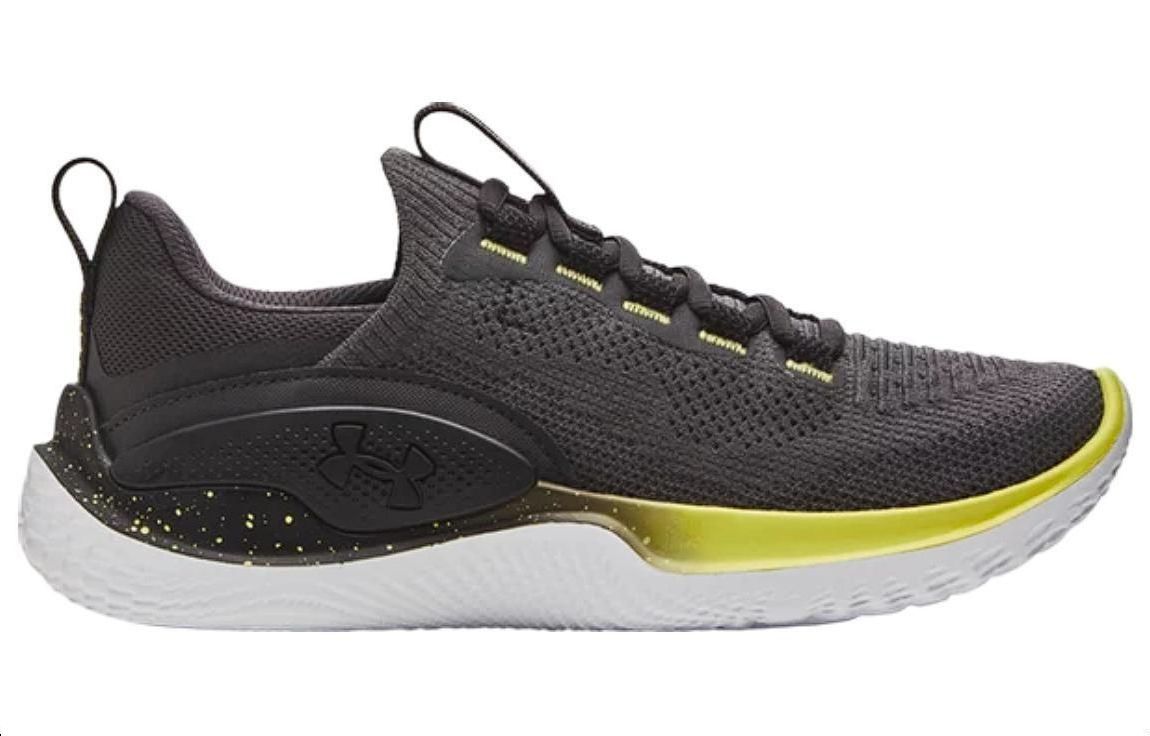 (WMNS) Under Armour Flow Dynamic Training Shoes 'Black Yellow' 3026107-108