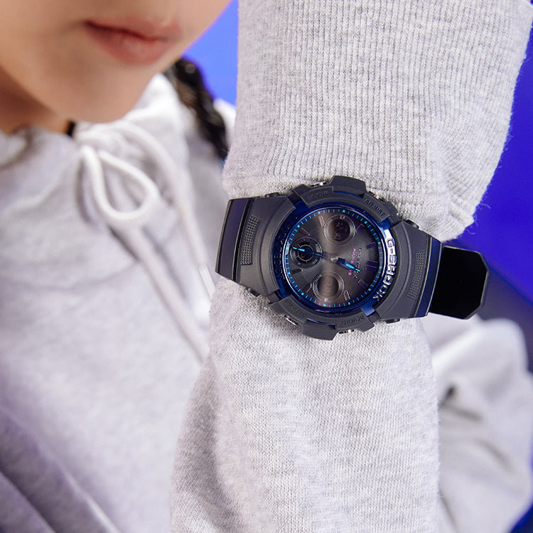 CASIO G-Shock Analog-Digital 'Black' AWG-M100SVB-1APR