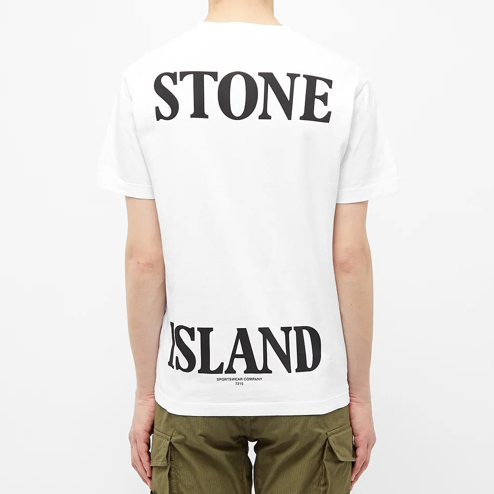 Men's STONE ISLAND Short Sleeve White 72152NS89-V0001