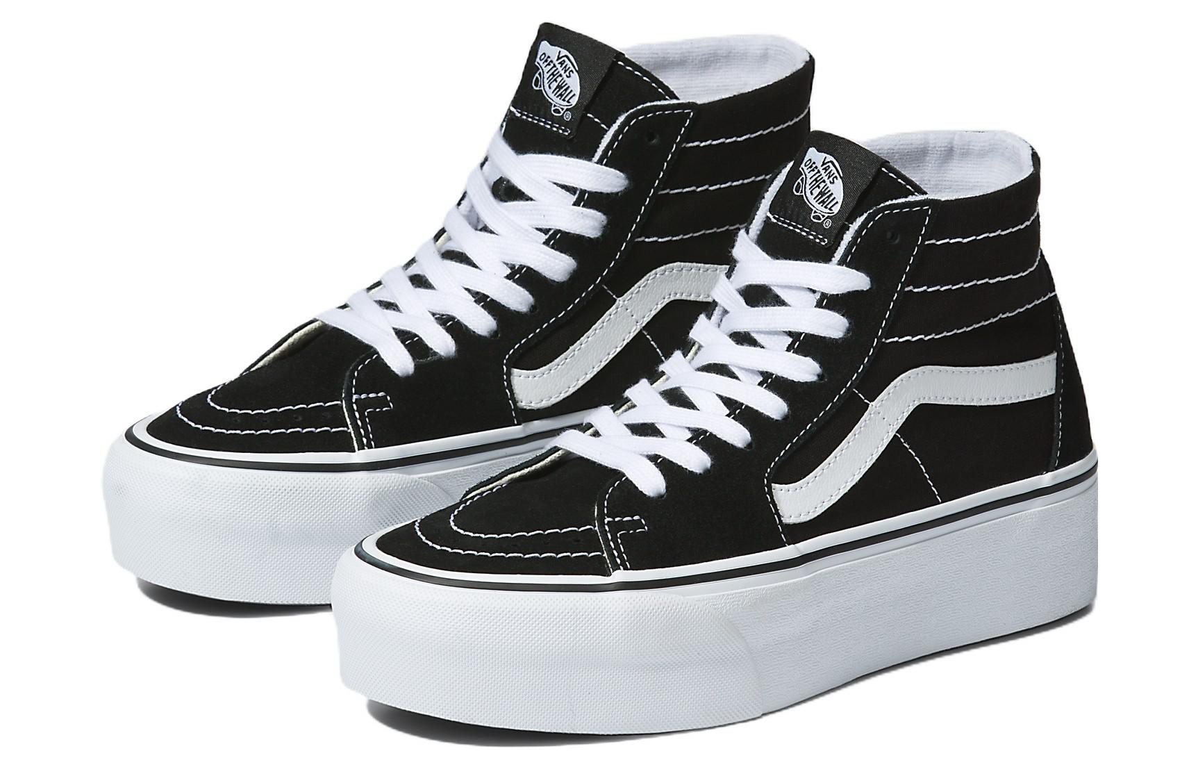Vans Sk8-Hi Tapered Stackform Shoes 'Black White' VN0A5JMKBMX