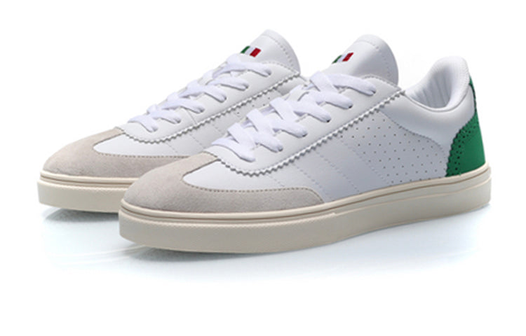 (WMNS) Li-Ning Classic Leisure Low 'White Green' AGCP124-1