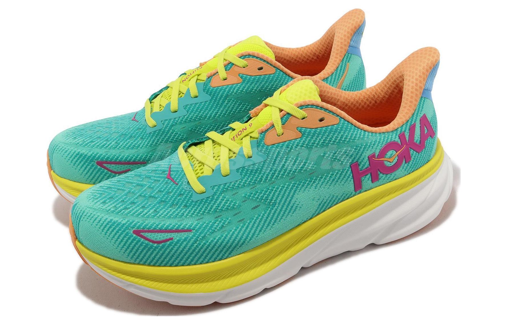 HOKA ONE ONE Clifton 9 2E Wide 'Ceramic Evening Primrose' 1132210-CEPR