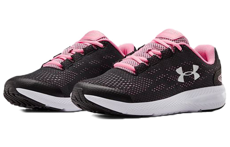 (GS) Under Armour Charged Pursuit 2 'Black Pink' 3022860-002