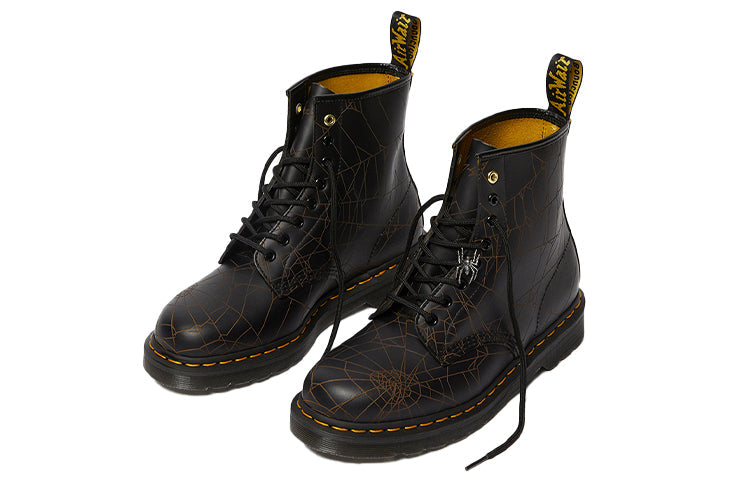 Dr. Martens x Yohji Yamamoto Spider Web Print Boots 25987001