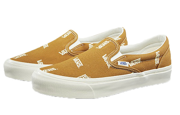 Vans OG CLASSIC SLIPON LX logo Brown VN0A45JKVQG