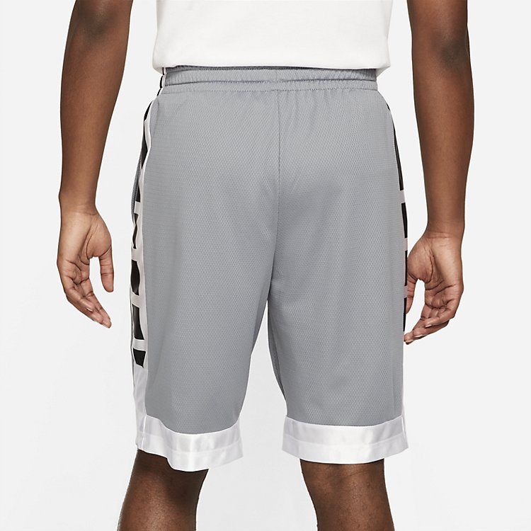 Nike Dri-fit Elite Stripe Basketball Shorts 'Cool Grey' CV1748-065