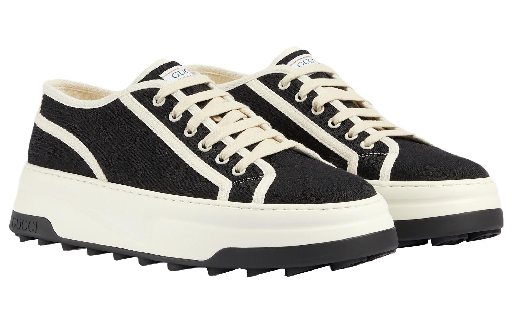 Gucci GG Sneakers 'White Black' 745997-20Q20-1043