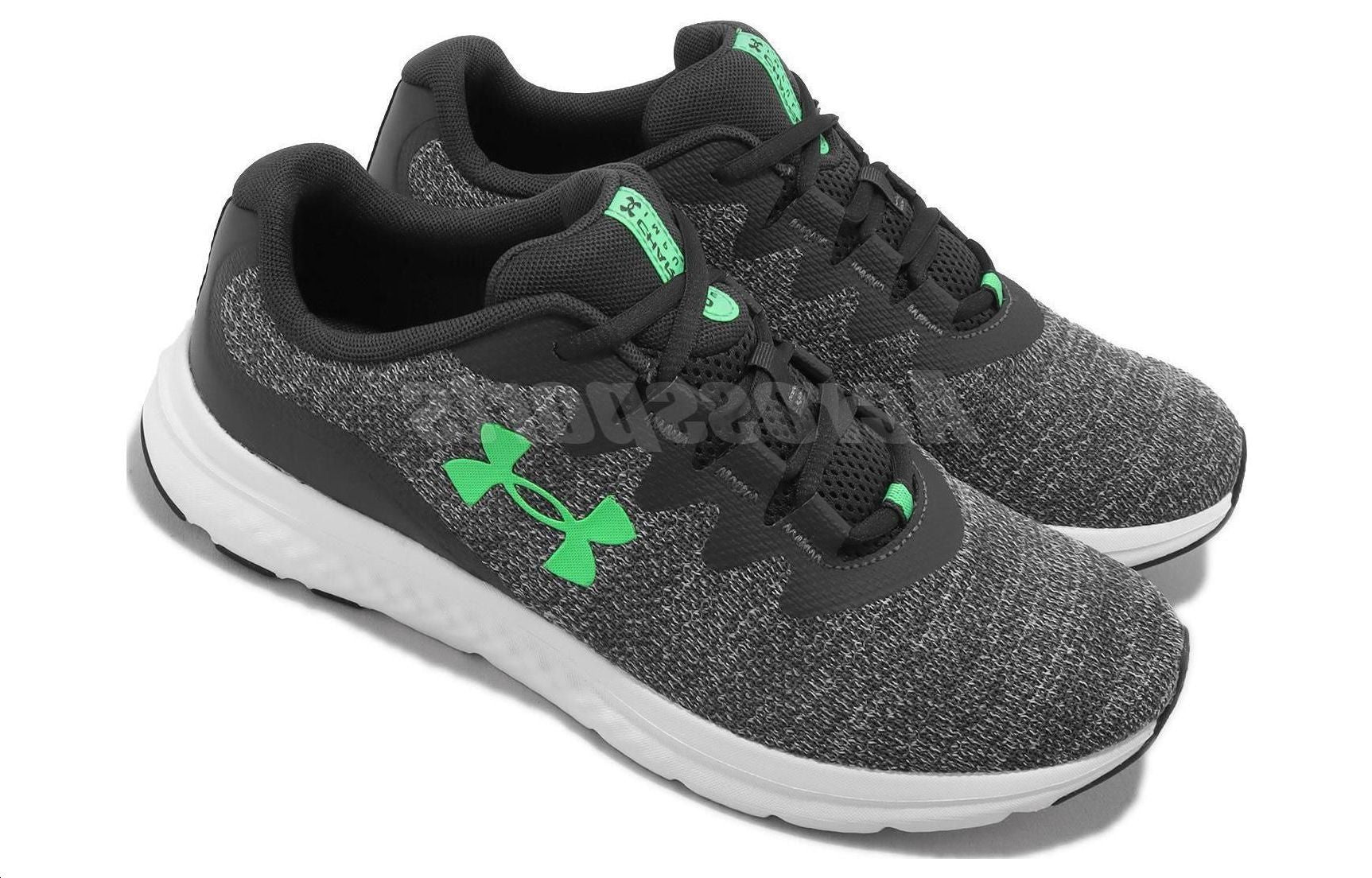 Under Armour Charged Impulse 3 Knit 'Jet Grey Green Screen' 3026682-103