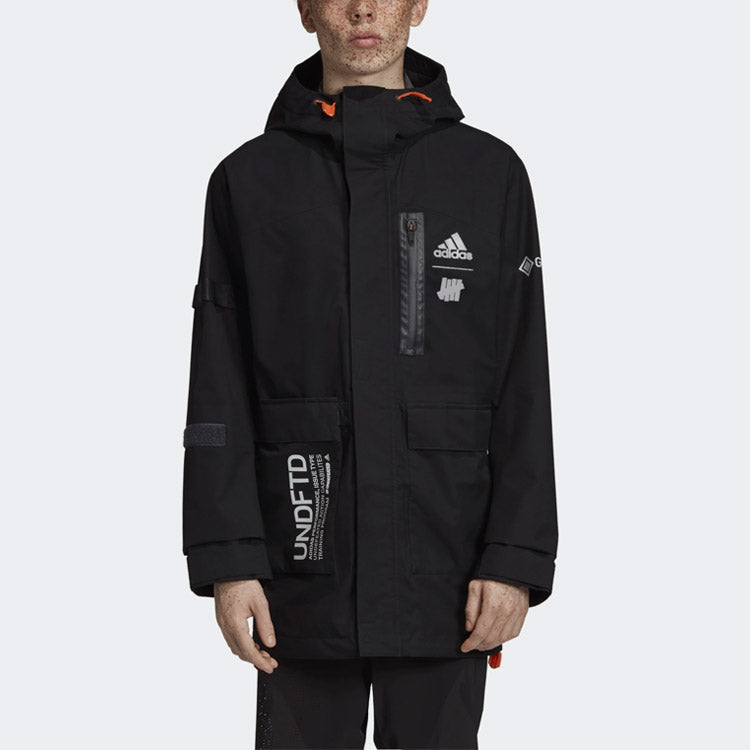 adidas x Undefeated Crossover Gore-tex Material Hooded Jacket Windbreaker Black DY3263