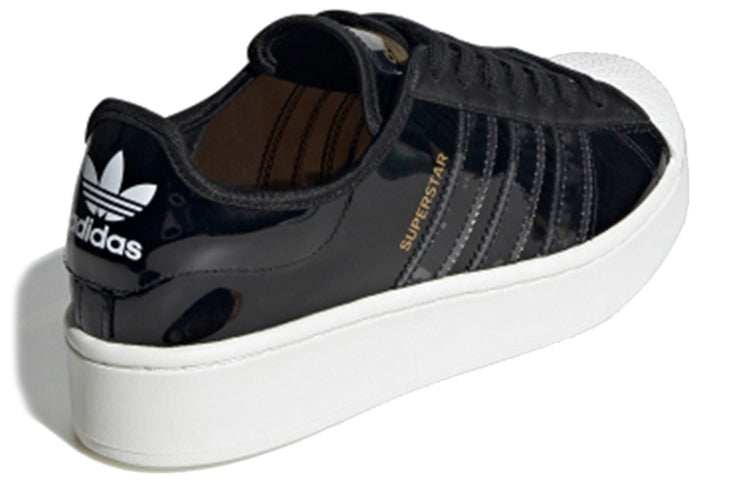 (WMNS) adidas Superstar Bold 'Black Off White' FW8423