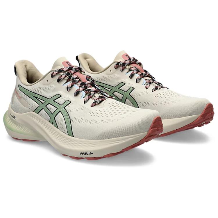 (WMNS) ASICS GT-2000 12 TR 'Nature Bathing Cream Green' 1012B587-250