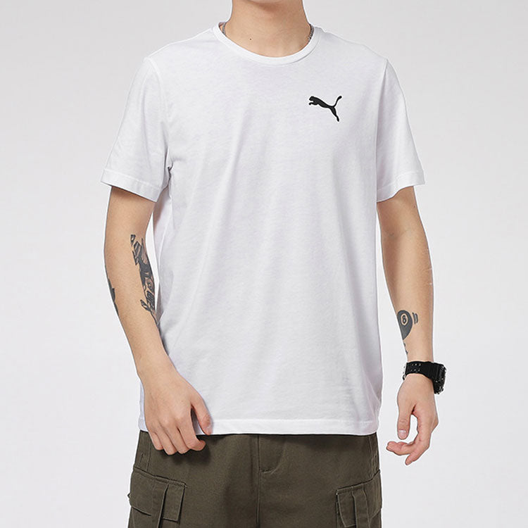 PUMA Essentials Logo Tee 'White' 584369-02