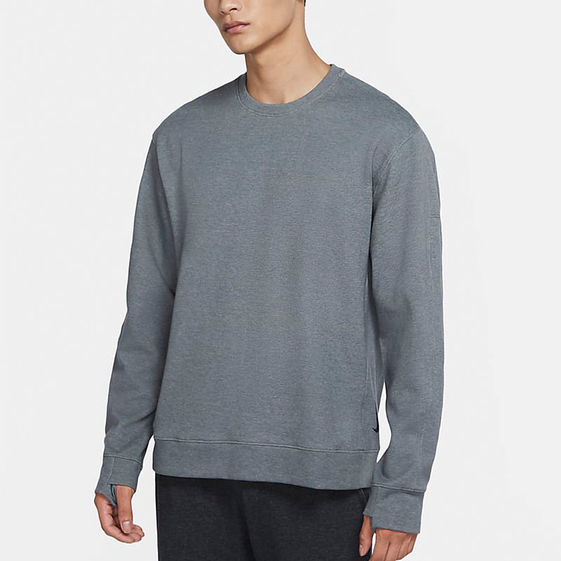 Nike MENS Yoga Crew-neck Casual Sports Grey CU6246-068