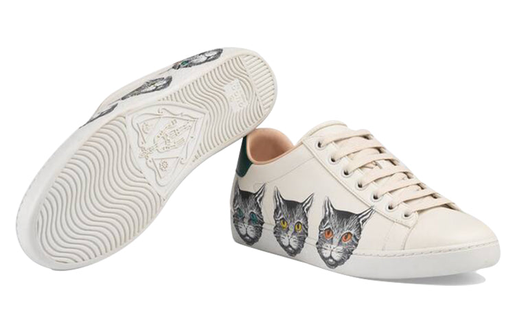 (WMNS) Gucci Ace 'Mystic Cat' 577147-A38V0-9090