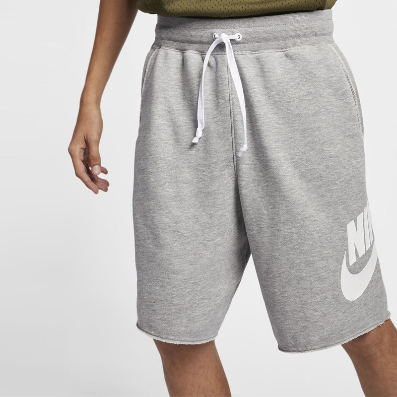 Nike Logo Printing Running Sports Short Pant Male Grey Gray AR2375-064