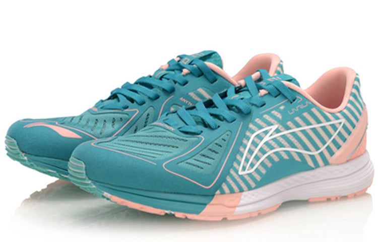 (WMNS) Li-Ning Light Weight Sport Shoes 'Teal Orange' ARBN216-3