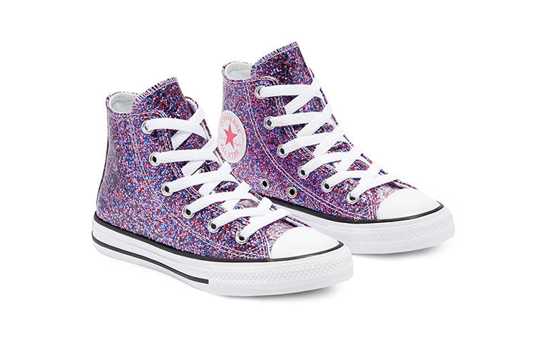 (GS) Converse Chuck Taylor All Star High 'Coated Glitter' 670176C