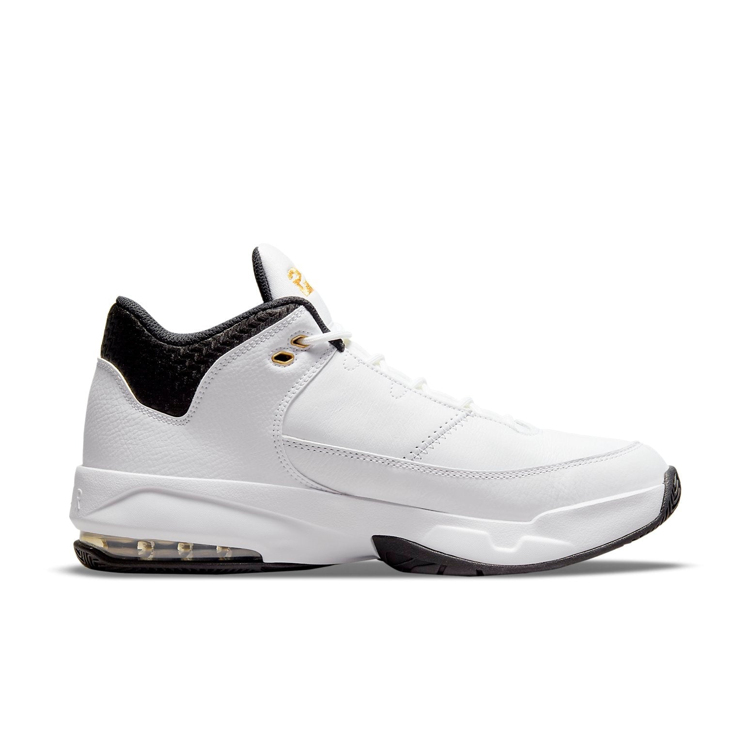 Air Jordan Max Aura 3 Mid-Top White/Black/Gold CZ4167-100
