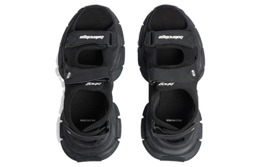 (WMNS) Balenciaga 3XL Sandals 'Black' 786956W3XLT1000