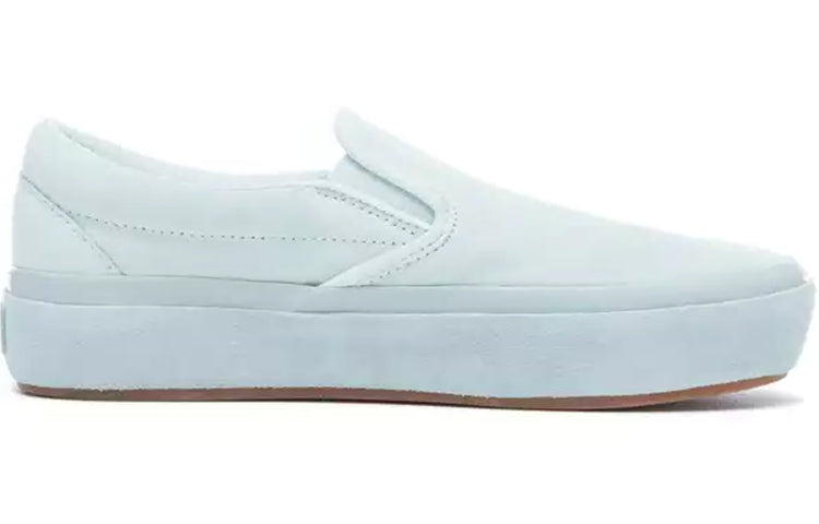 Vans Classic Slip-On Platform 'Suede Outsole - Blue Flower' VN0A3JEZQFB