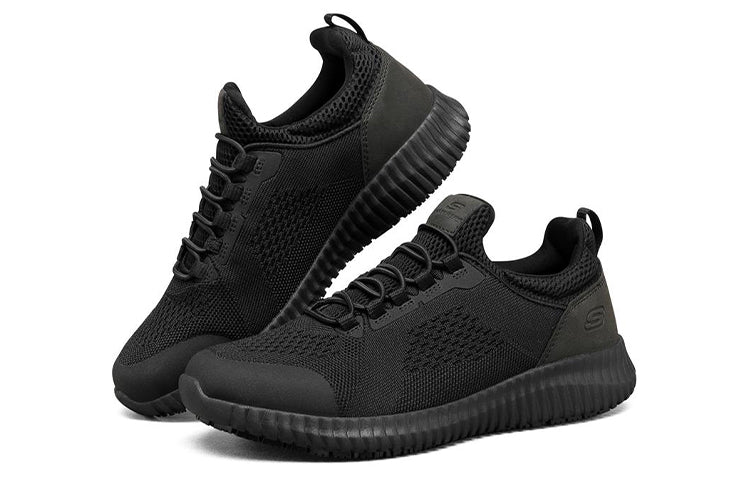 (WMNS) Skechers Cessnock Low-Top Black 77260-BLK