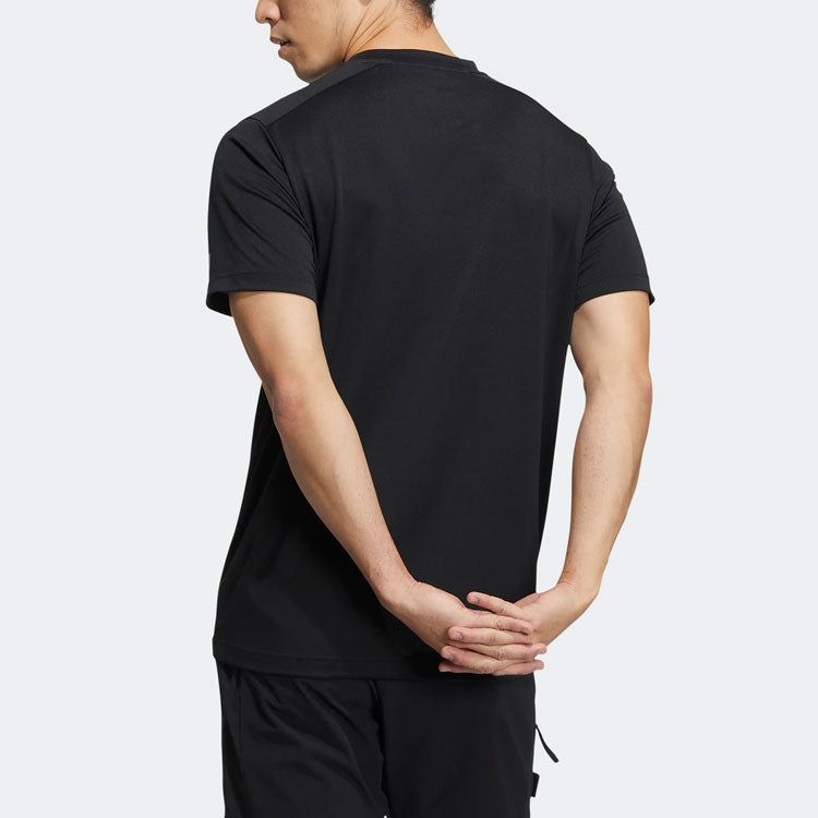 adidas Terrex Tx Logo Ss T Outdoor Sports Short Sleeve Black HM3813