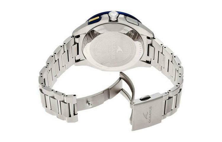 Casio Oceanus Analog Watch 'Blue Black Silver' OCW-G1200-1A