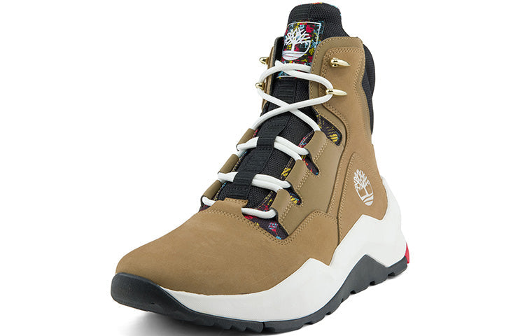 Timberland Madbury Side Zip Wide Fit Sneaker Boots 'Tan Nubuck' A2PTYW