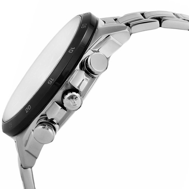 CASIO EDIFICE Waterproof Solar Powered Stainless Steel Strap Quartz Sapphire Crystal Mens Black Analog EQS-600DB-1A9