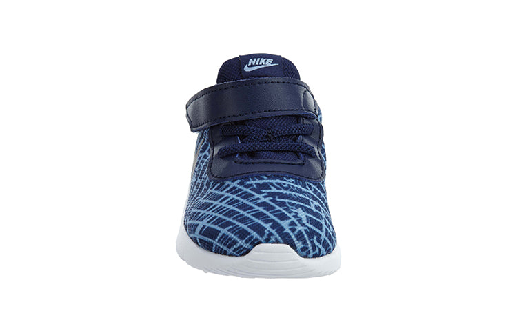 (TD) Nike Tanjun Print Low-Top Running Shoes Blue 833673-400
