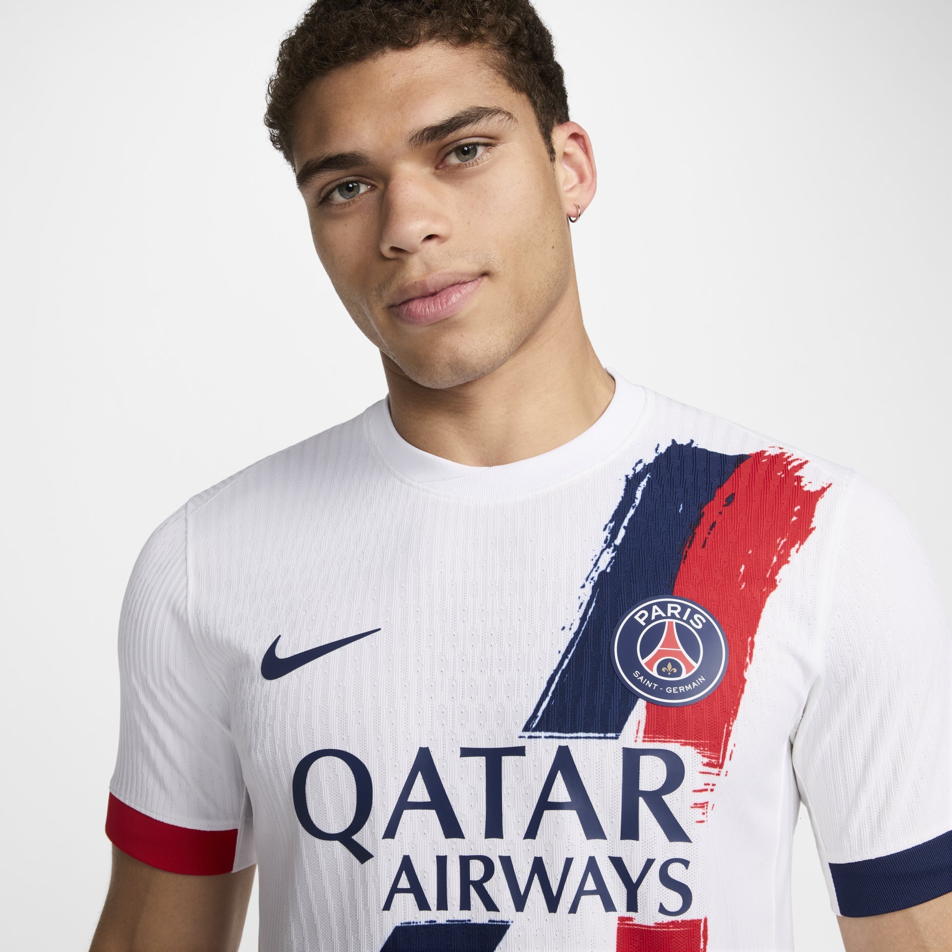 Nike Dri-FIT ADV Paris Saint-Germain 24/25 Match Away Soccer Authentic Jersey 'White' FN8762-101
