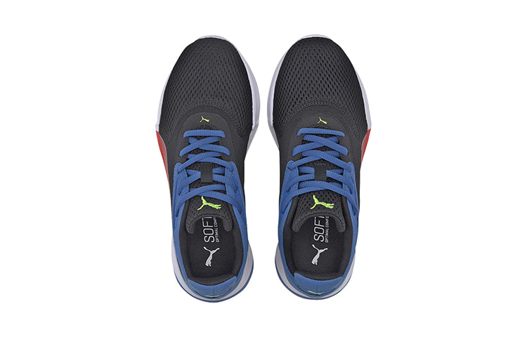 (GS) PUMA Jaro Low Top Running Shoes Blue/Black/White 193418-03
