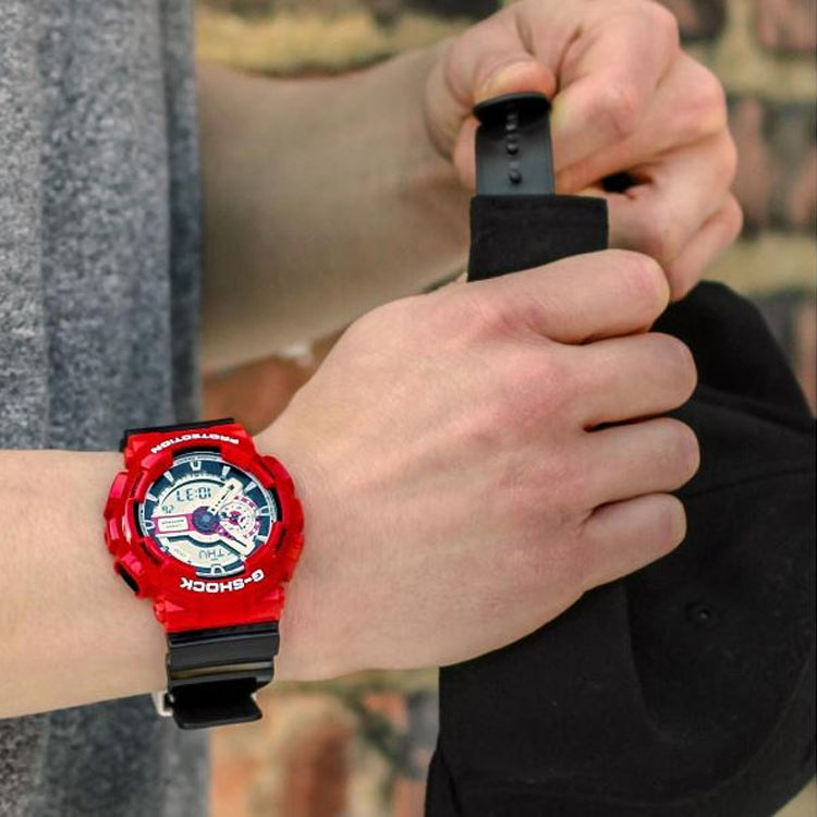 CASIO G-Shock Analog-Digital 'Red' GA-110RD-4A