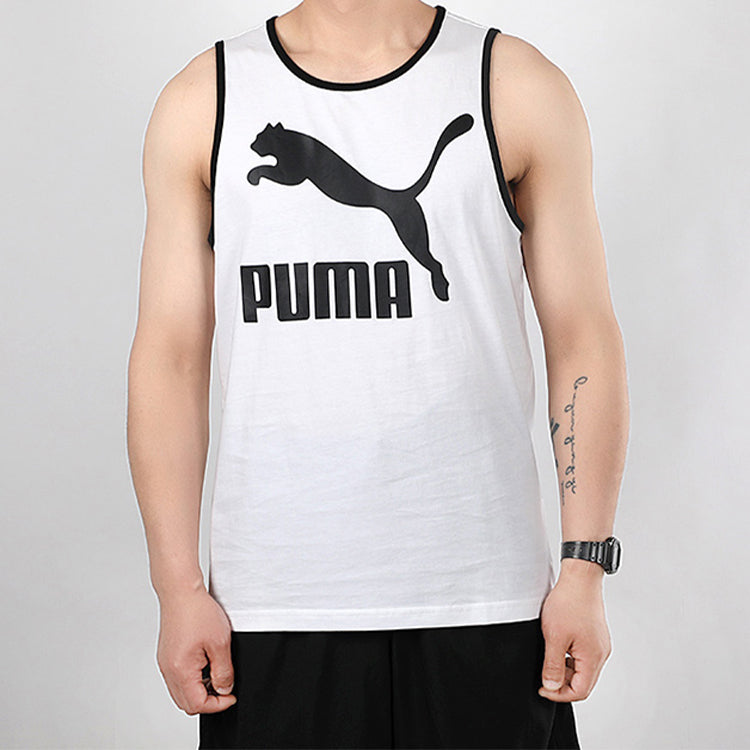 PUMA Classics Logo Tank 'White Black' 597456-02