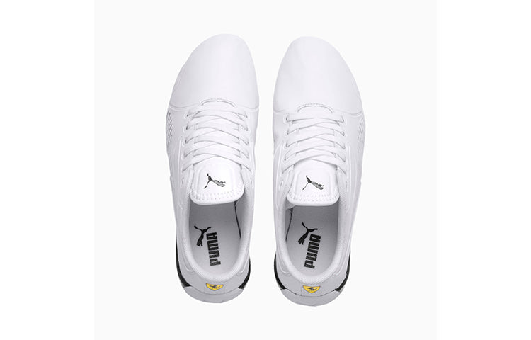(GS) PUMA Ferrari Drift Cat 7s Ultra Low Top Running Shoes White/Black 306426-02