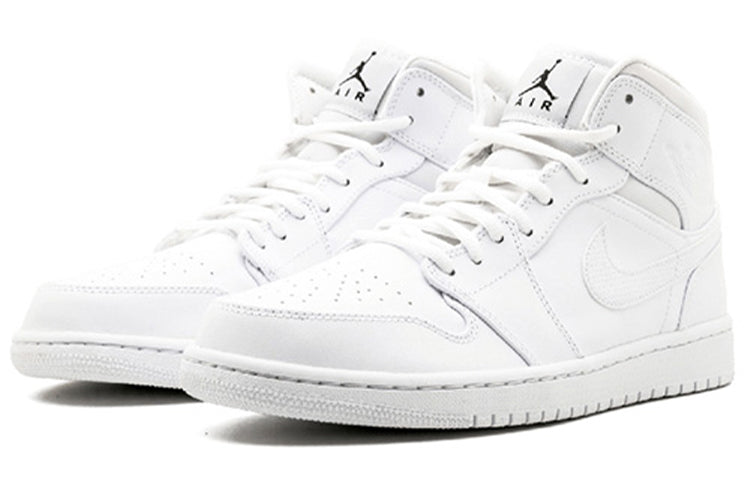 Air Jordan 1 Retro Mid 'White' 554724-110