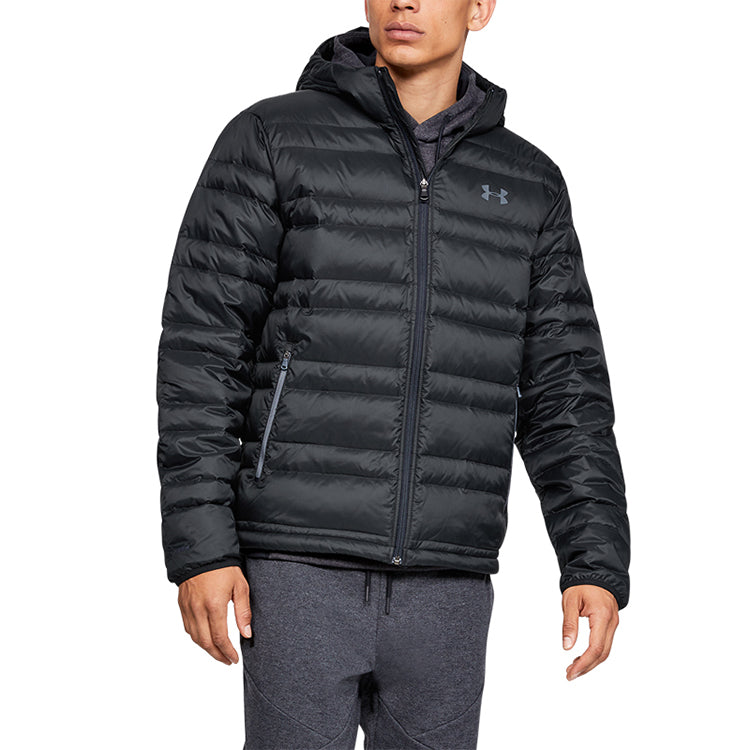 Under Armour Down Hooded Winter Jacket 'Black' 1342738-001