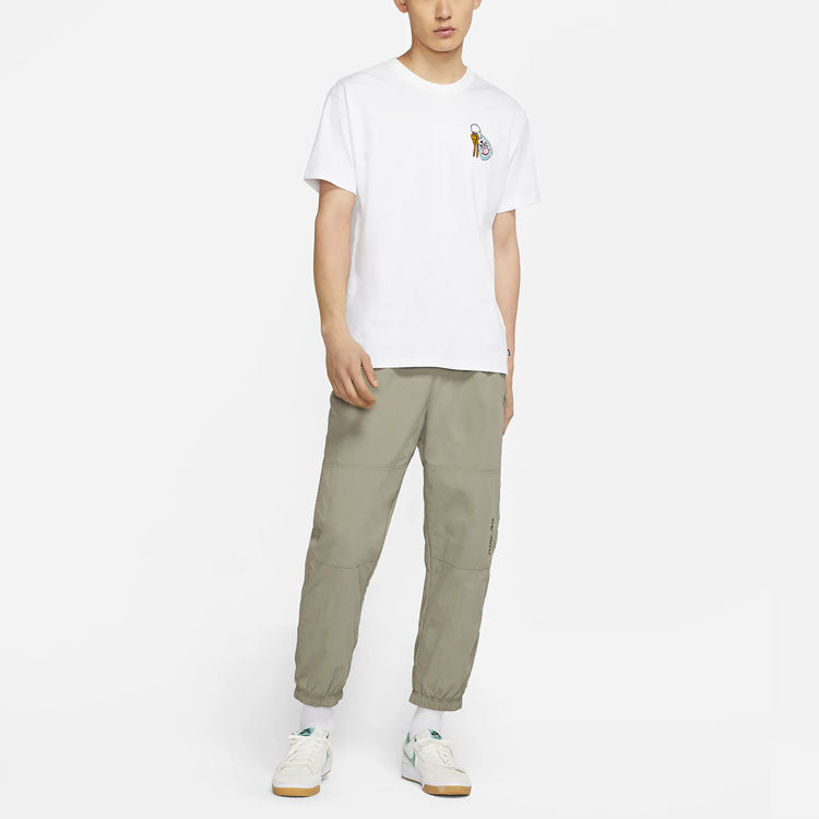 Nike SB Skateboard Round Neck Pullover Short Sleeve White DD1307-100