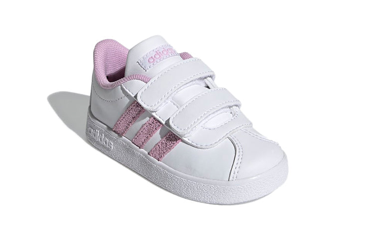 (TD) adidas VL Court 2.0 'White Pink' FY9277