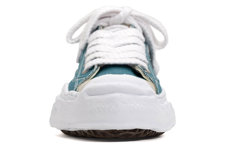 Maison MIHARA YASUHIRO HANK OG Sole Canvas Low-top Sneaker 'Blue' A05FW702-WHTGRN