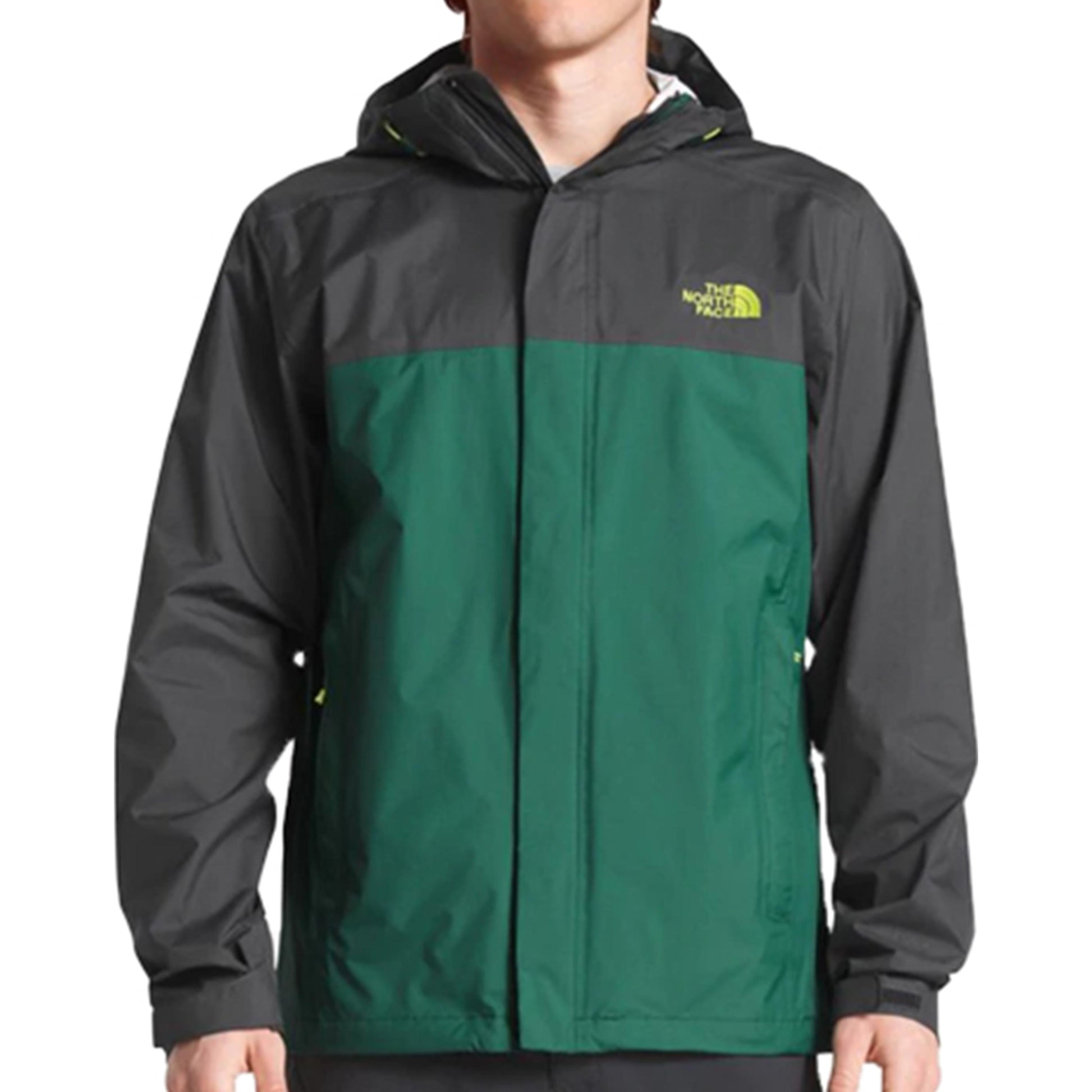 Men's THE NORTH FACE Mens Venture 2 Jackt Windproof waterproof Breathable Colorblock Jacket Green NF0A2VD36WW