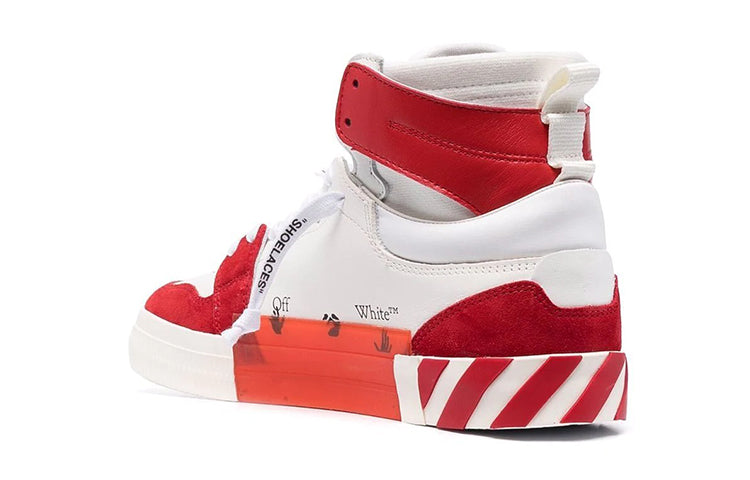 Off-White Vulcanized High-Top 'Red White' OMIA225F21LEA0010125