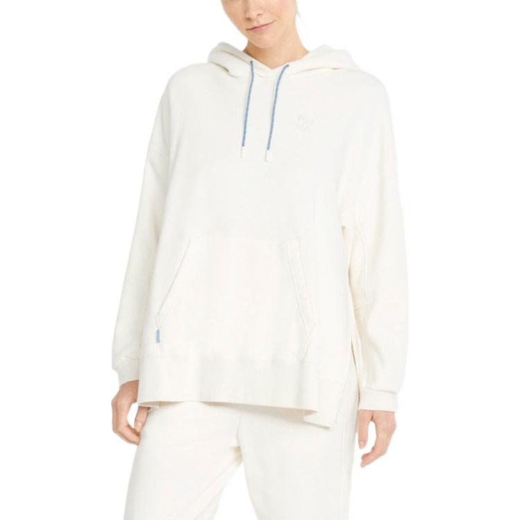 (WMNS) PUMA Infuse Pullover Hoodie 'White' 533421-65
