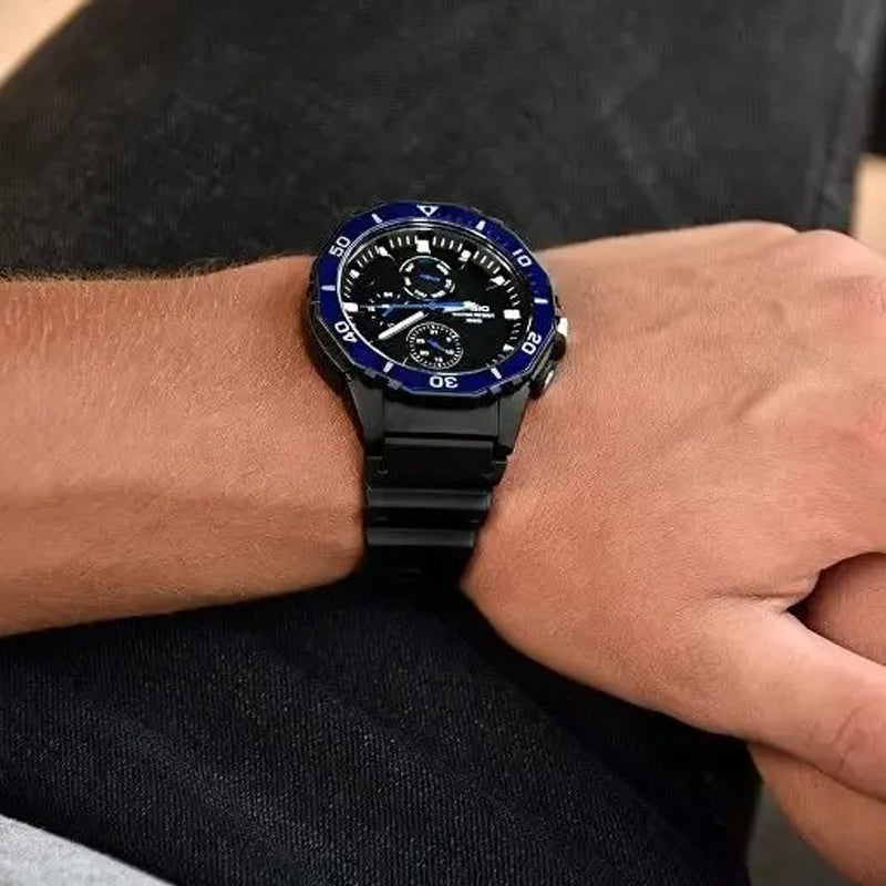 CASIO Waterproof Mens BlueBlack Analog MRW-400H-2A2021