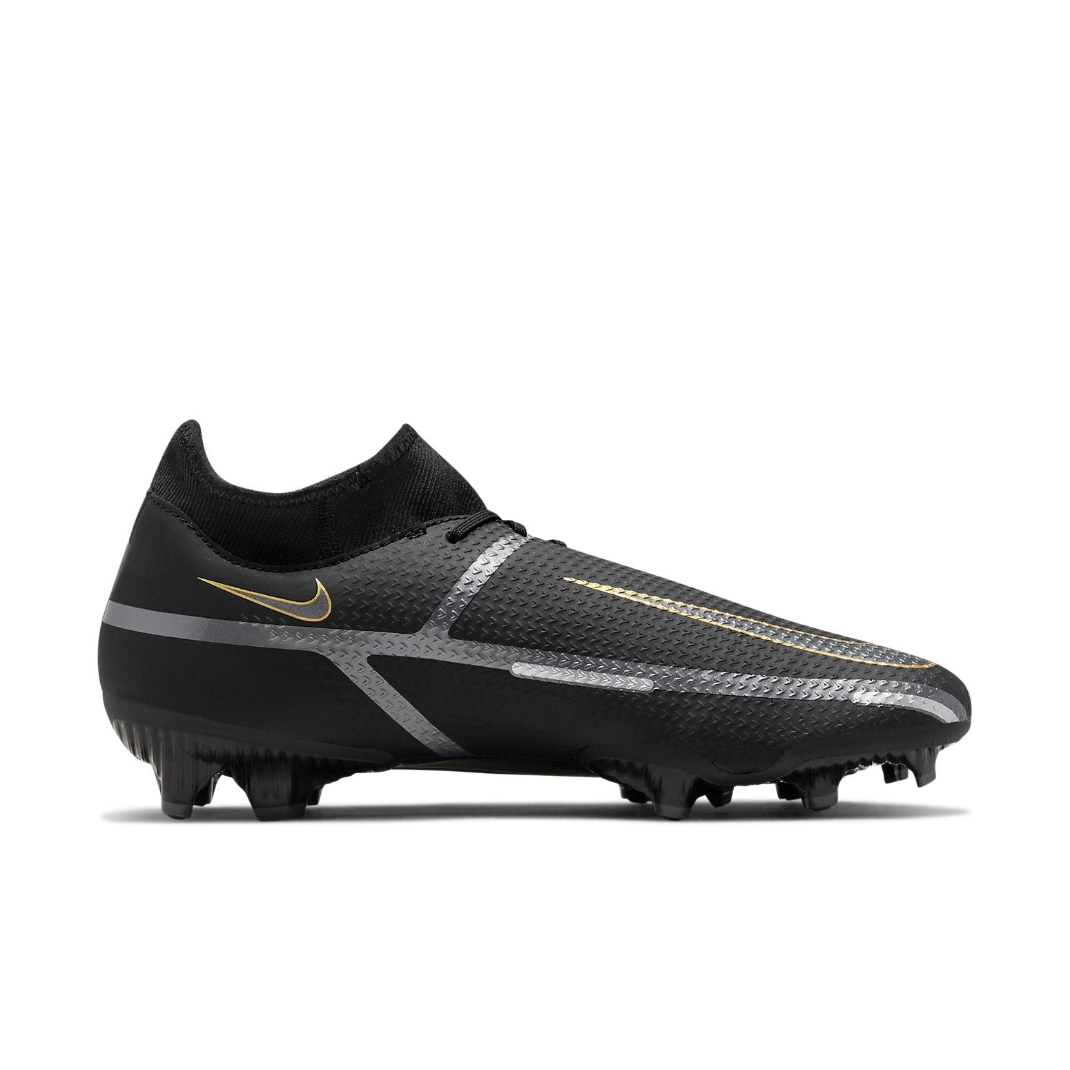 Nike Phantom GT2 Academy DF MG 'Black Metallic Gold' DC0797-007
