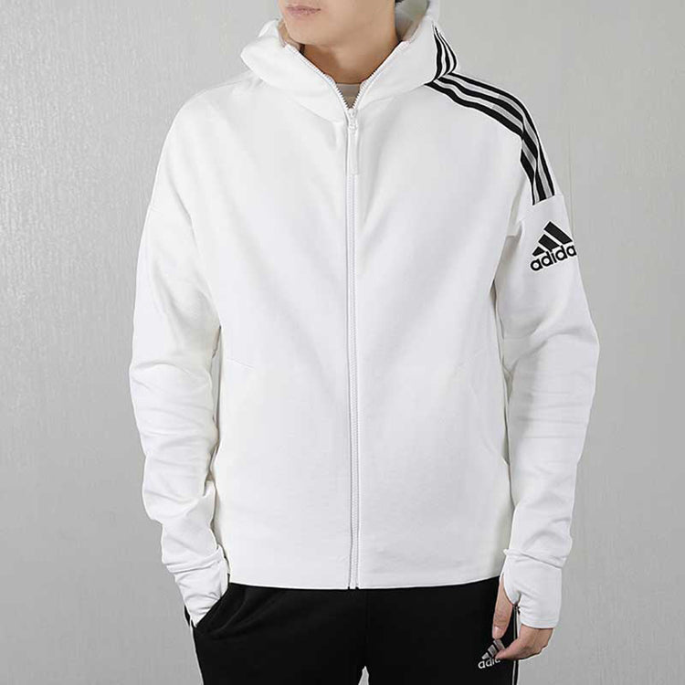 adidas ZNE HD 3ST HoodedJacket Men White FL3983