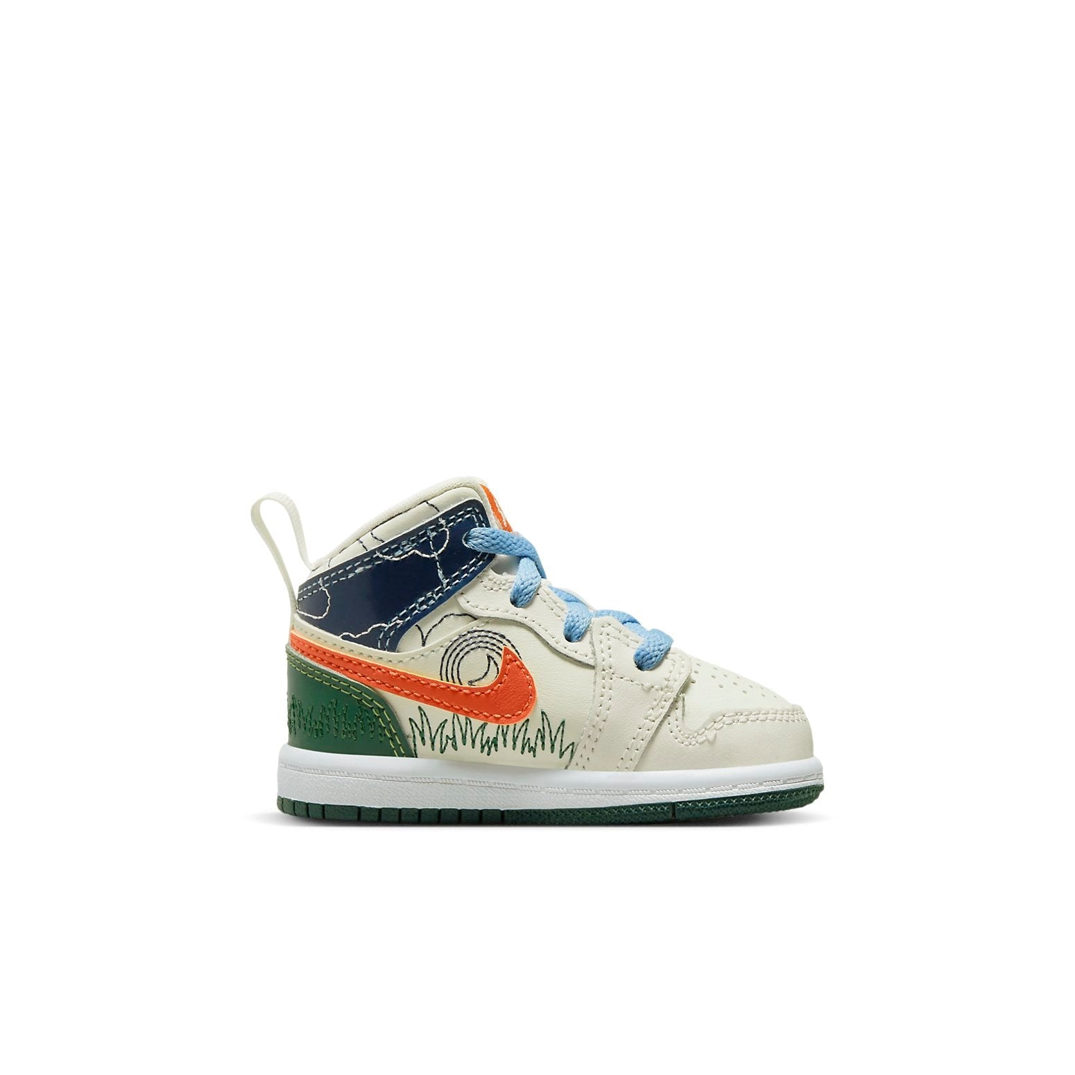 (TD) Air Jordan 1 Mid SE 'Stitch' DX2463-100
