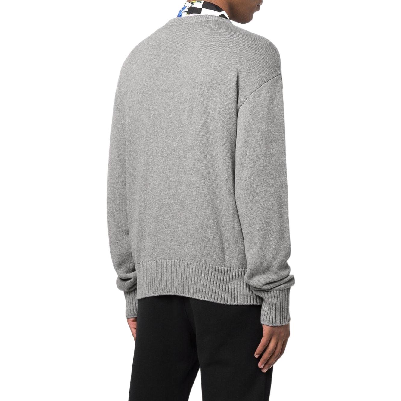 Off-White Logo Embroidered Knitted Jumper OMHE091C99KNI0010610